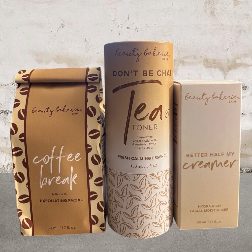 Beauty Bakerie Skincare Bundle - 3 Pieces NEW
